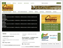 Tablet Screenshot of herbiquimica.com.br